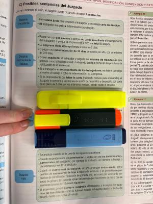 Foto de un curso de  Sentencias del Juzgado sobre Despido