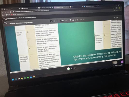 Foto de un curso de  Sistemas Secuenciales Programables