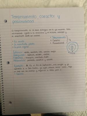 Foto de un curso de  Temperamento, carácter y personalidad