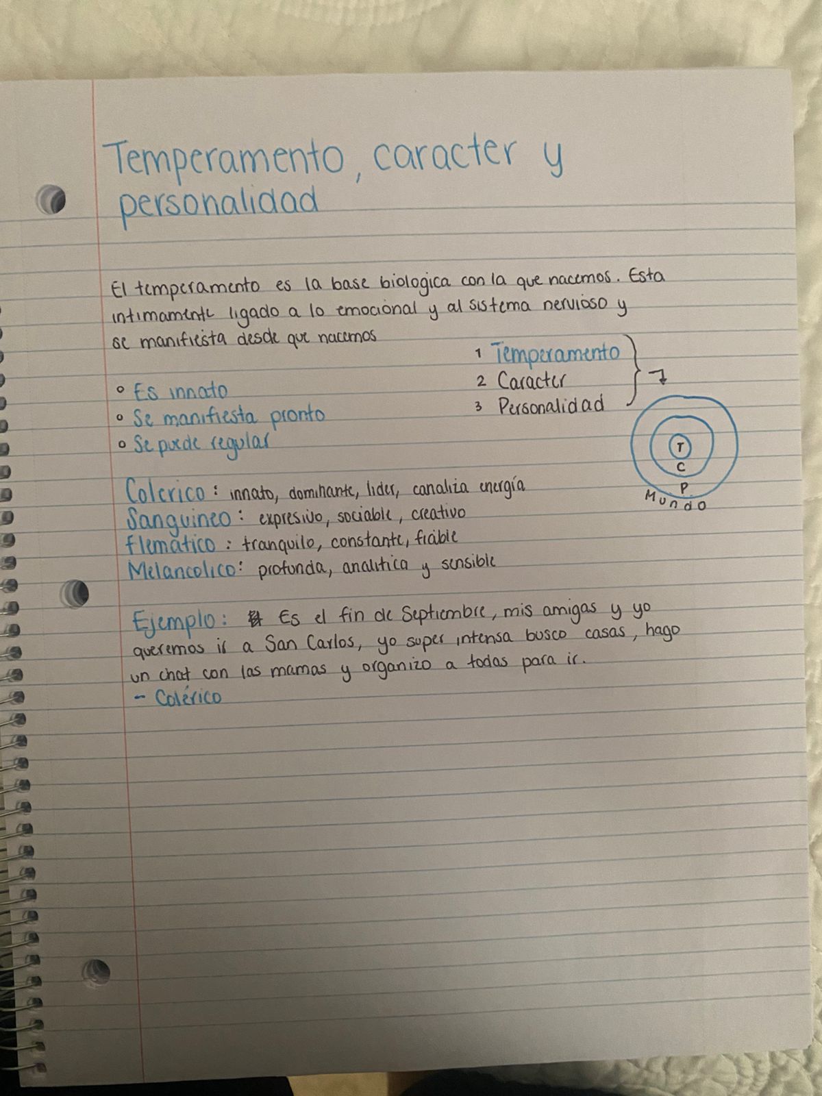 Foto de un curso de  Temperamento, carácter y personalidad