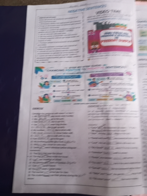 Foto de un curso de  Transformar oraciones negativas en inglés