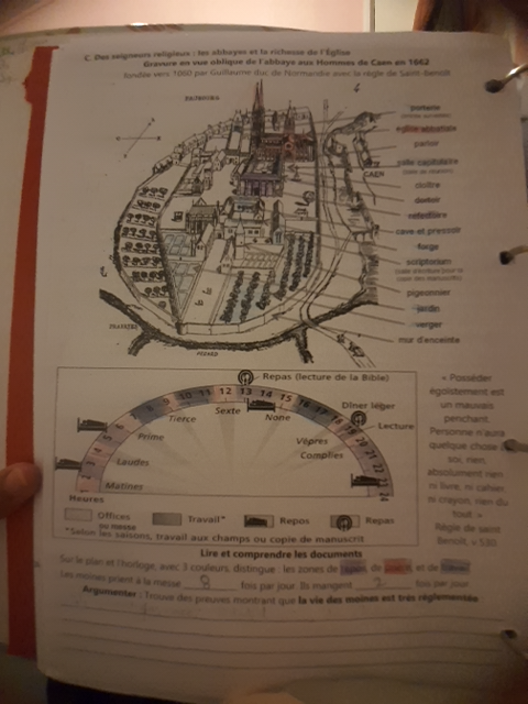 Photo d'un cours de  Abbaye aux Hommes de Caen
