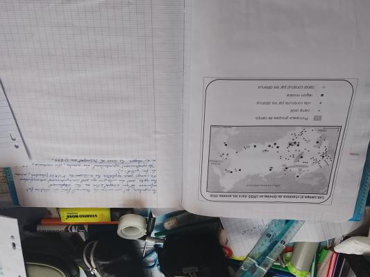 Photo d'un cours de  Carte des camps du Goulag