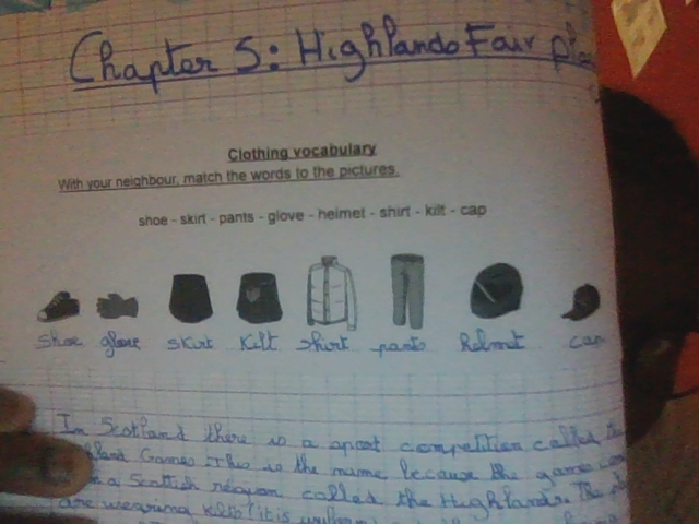 Photo d'un cours de  Chapitre 5 : Jeux des Highlands