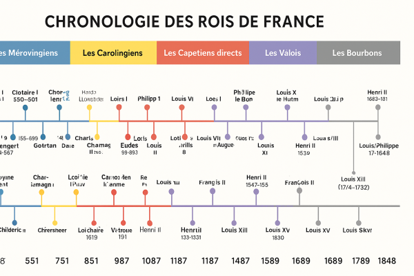 photo  Chronologie des Rois de France quiz