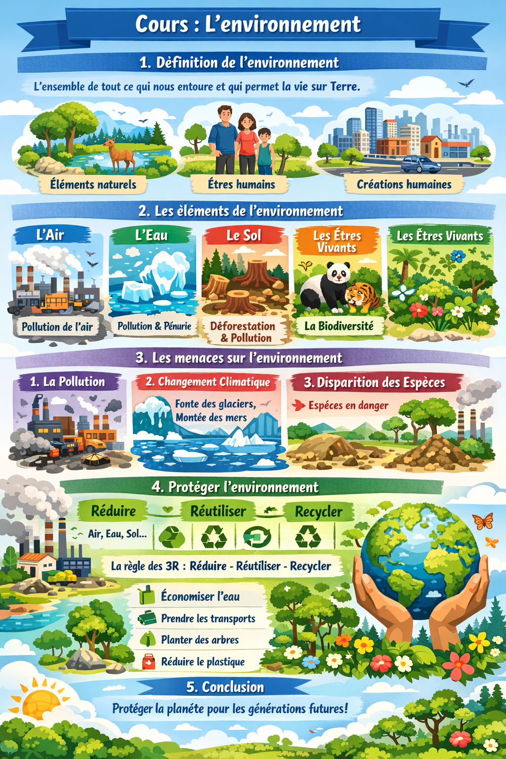 Photo d'un cours de  Cours sur l'environnement