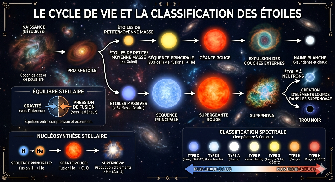 Photo d'un cours de  Cycle de vie des étoiles