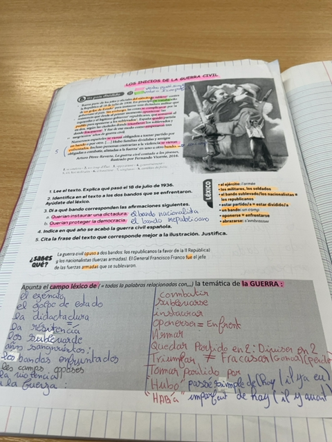 Photo d'un cours de  Débuts de la guerre civile