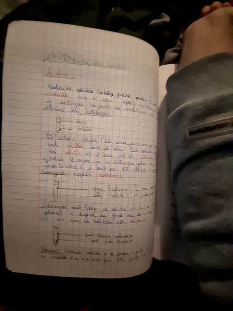 Photo d'un cours de  Différences entre types de sols