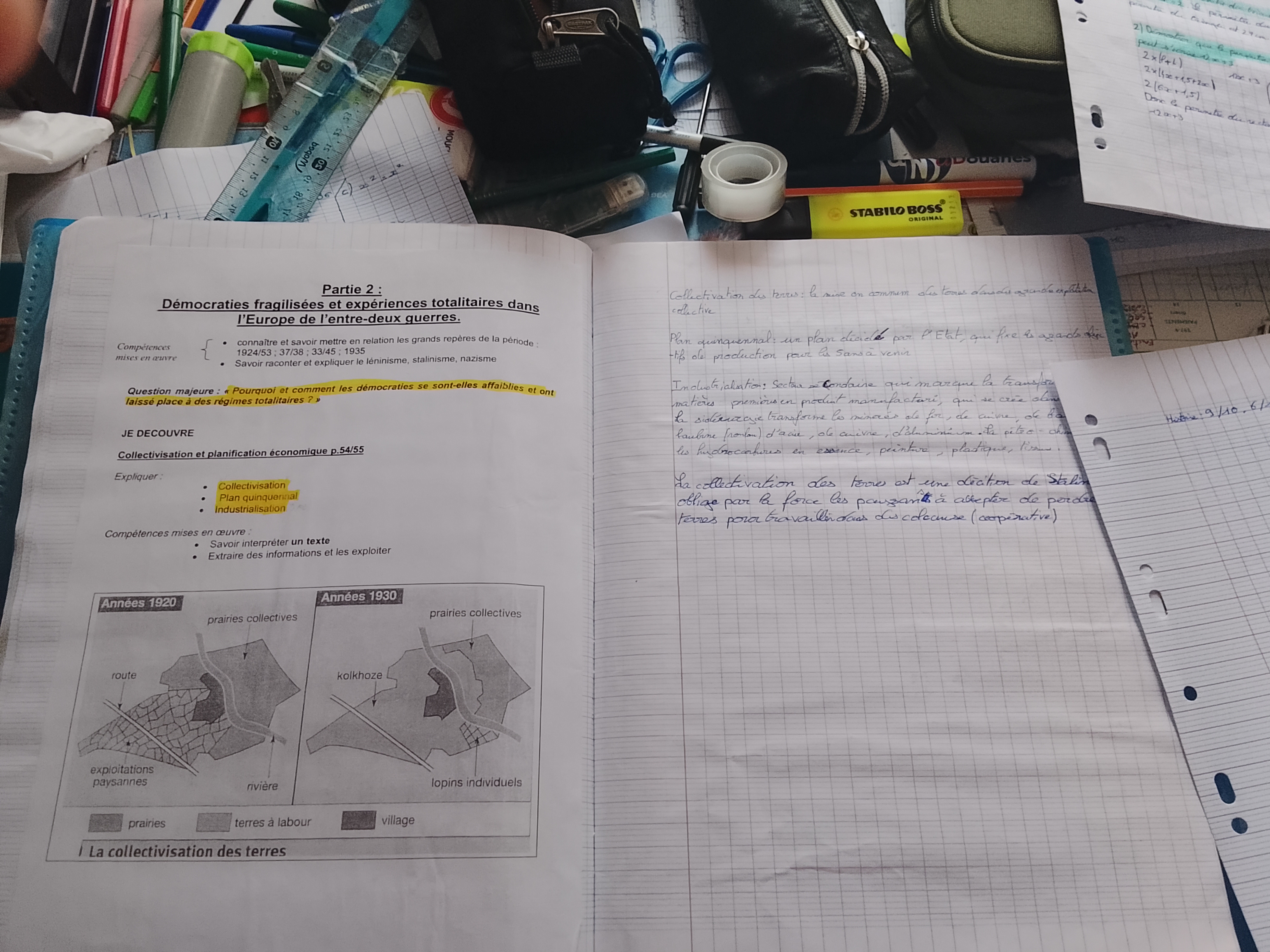 Photo d'un cours de  Démocraties et Totalitarismes en Europe