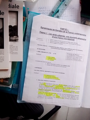 Photo d'un cours de  Dynamiques Territoriales de la France
