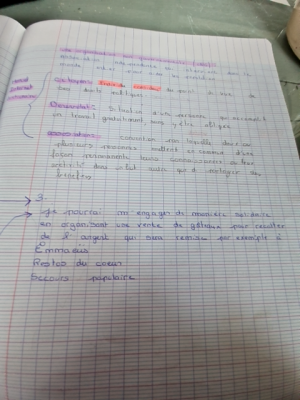 Photo d'un cours de  Engagement Solidaire et Bénévolat