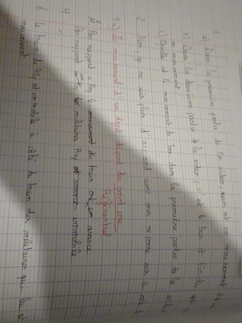 Photo d'un cours de  Exercices de grammaire et rédaction