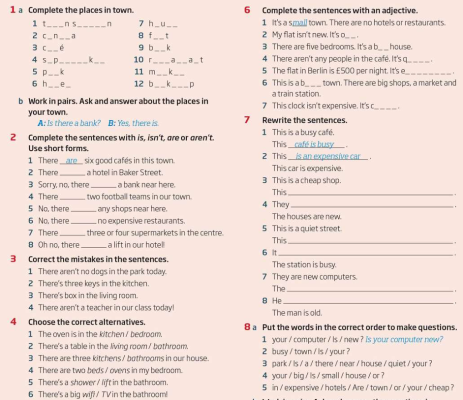Photo d'un cours de  Exercices de grammaire et vocabulaire
