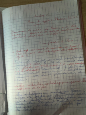 Photo d'un cours de  Fondation mythique et historique de Rome