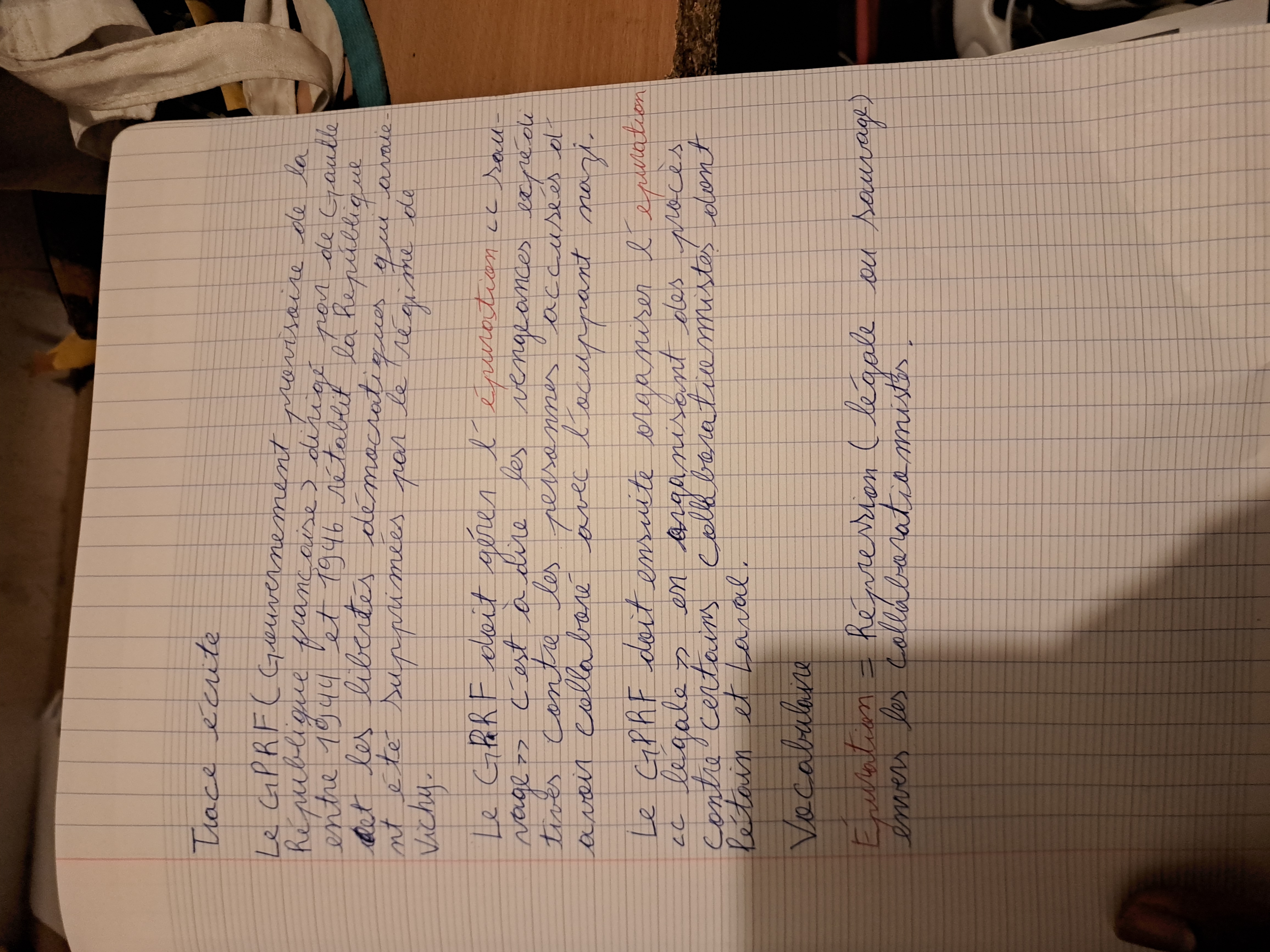 Photo d'un cours de  GPRF et Épuration en France