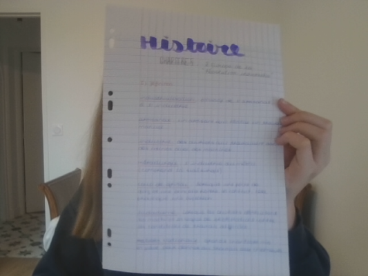 Photo d'un cours de  Histoire : Révolution industrielle en Europe