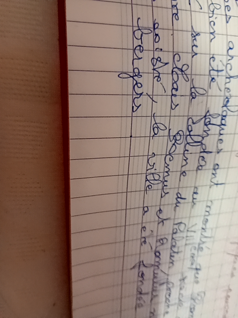 Photo d'un cours de  Histoire ancienne d'une ville