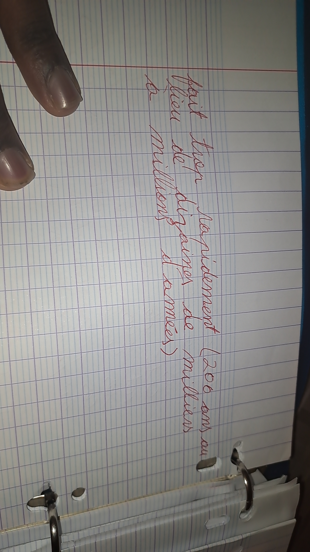 Photo d'un cours de  Impact Environnemental à Long Terme