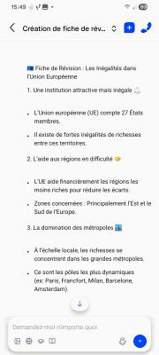 Photo d'un cours de  Inégalités dans l'Union Européenne