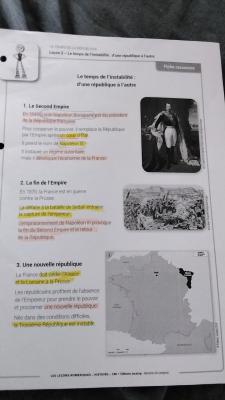 Photo d'un cours de  Instabilité : République à République