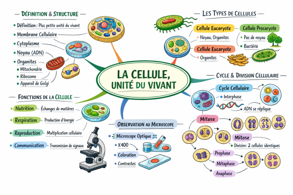 La cellule, unité du vivant quiz