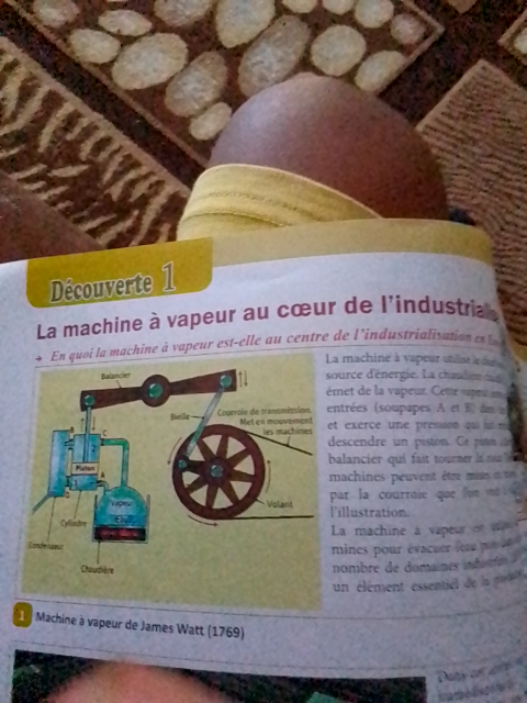 Photo d'un cours de  La machine à vapeur industrielle