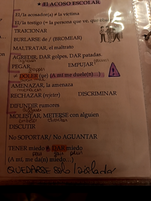 Photo d'un cours de  Le harcèlement scolaire expliqué