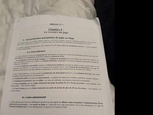 photo  Le recours au juge quiz