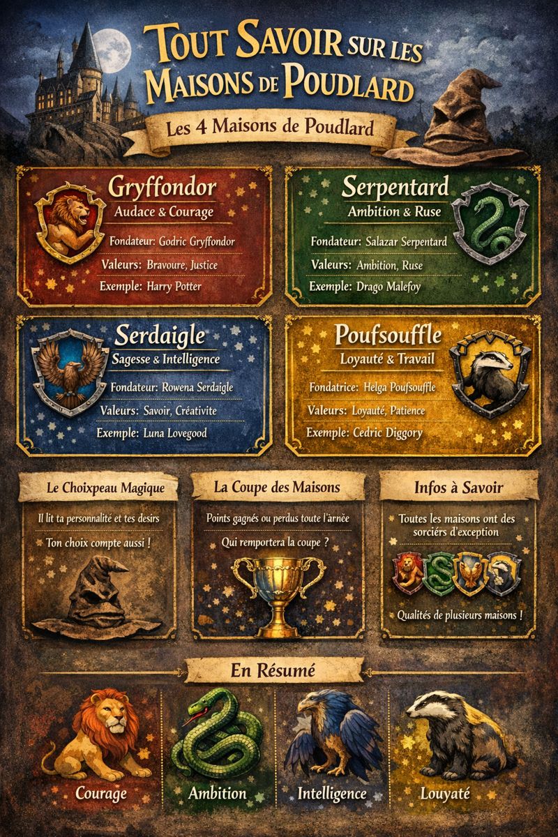 Photo d'un cours de  Les Maisons de Poudlard