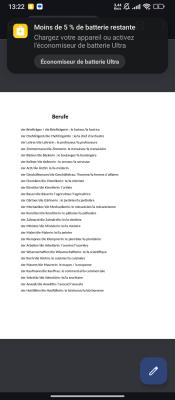 Photo d'un cours de  Liste des professions en allemand
