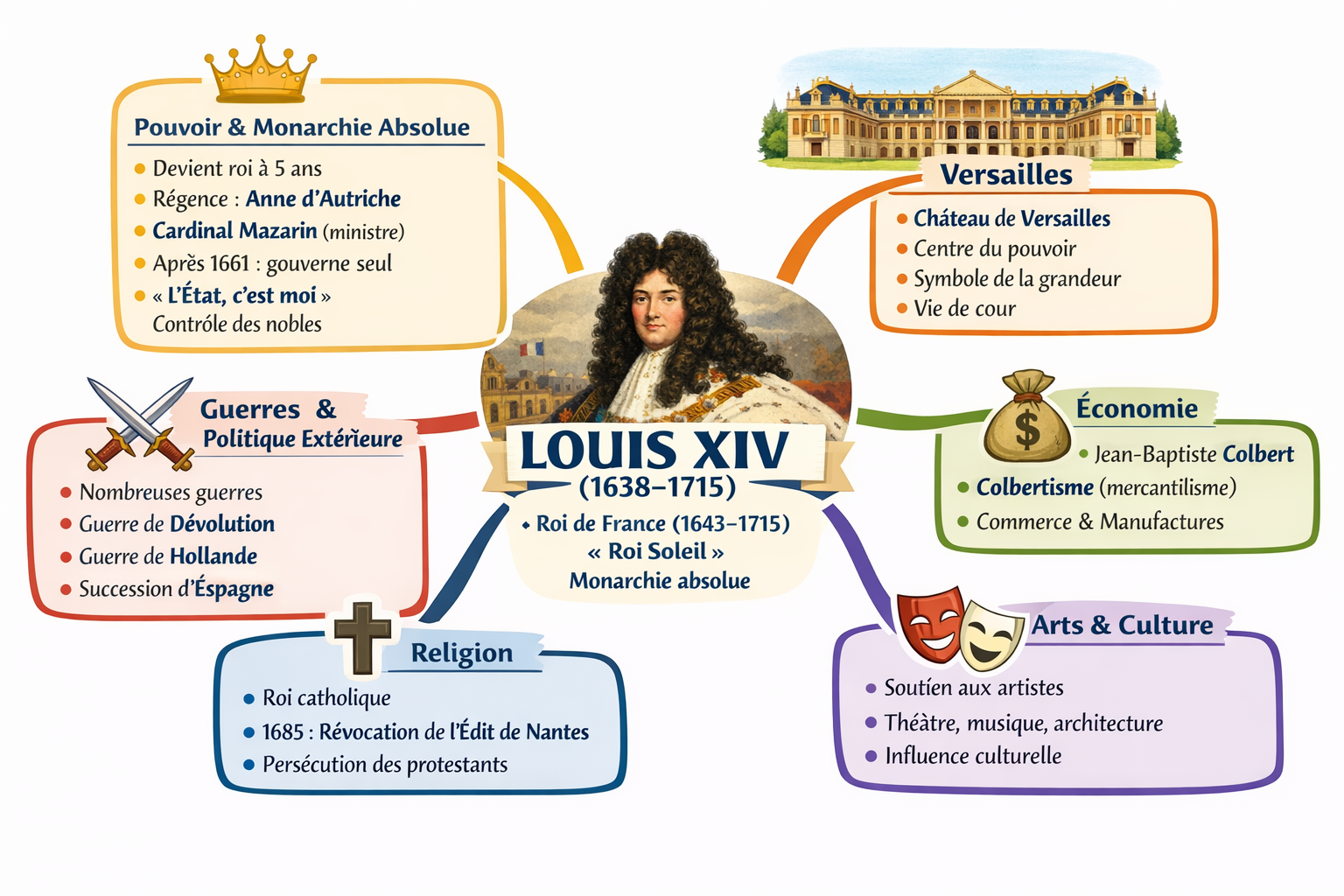 Photo d'un cours de  Louis XIV : Règne Absolu