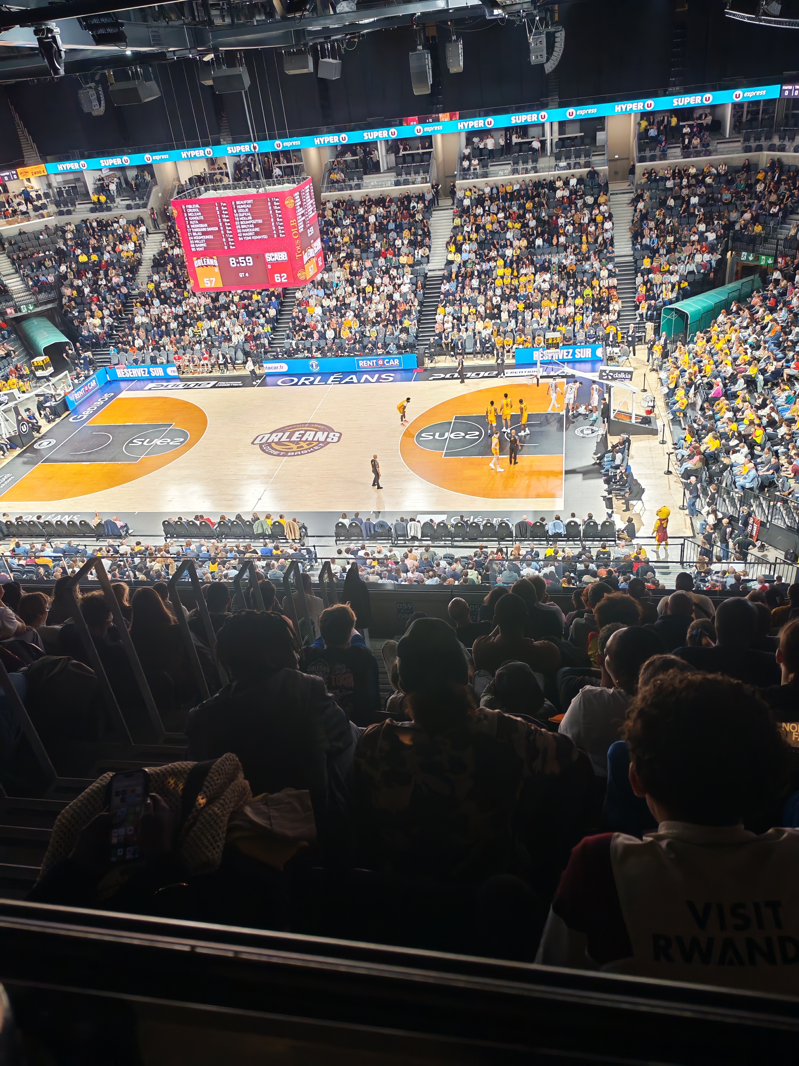 Photo d'un cours de  Match de basket à Orléans