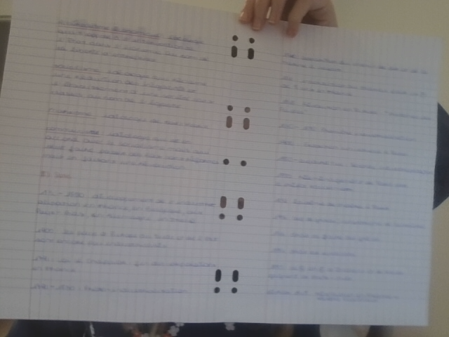 Photo d'un cours de  Notes sur la Seconde Guerre mondiale