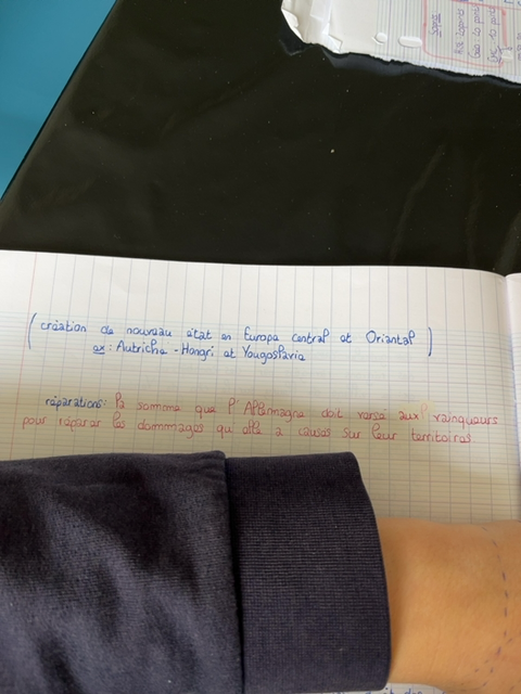 Photo d'un cours de  Nouveaux États et Réparations