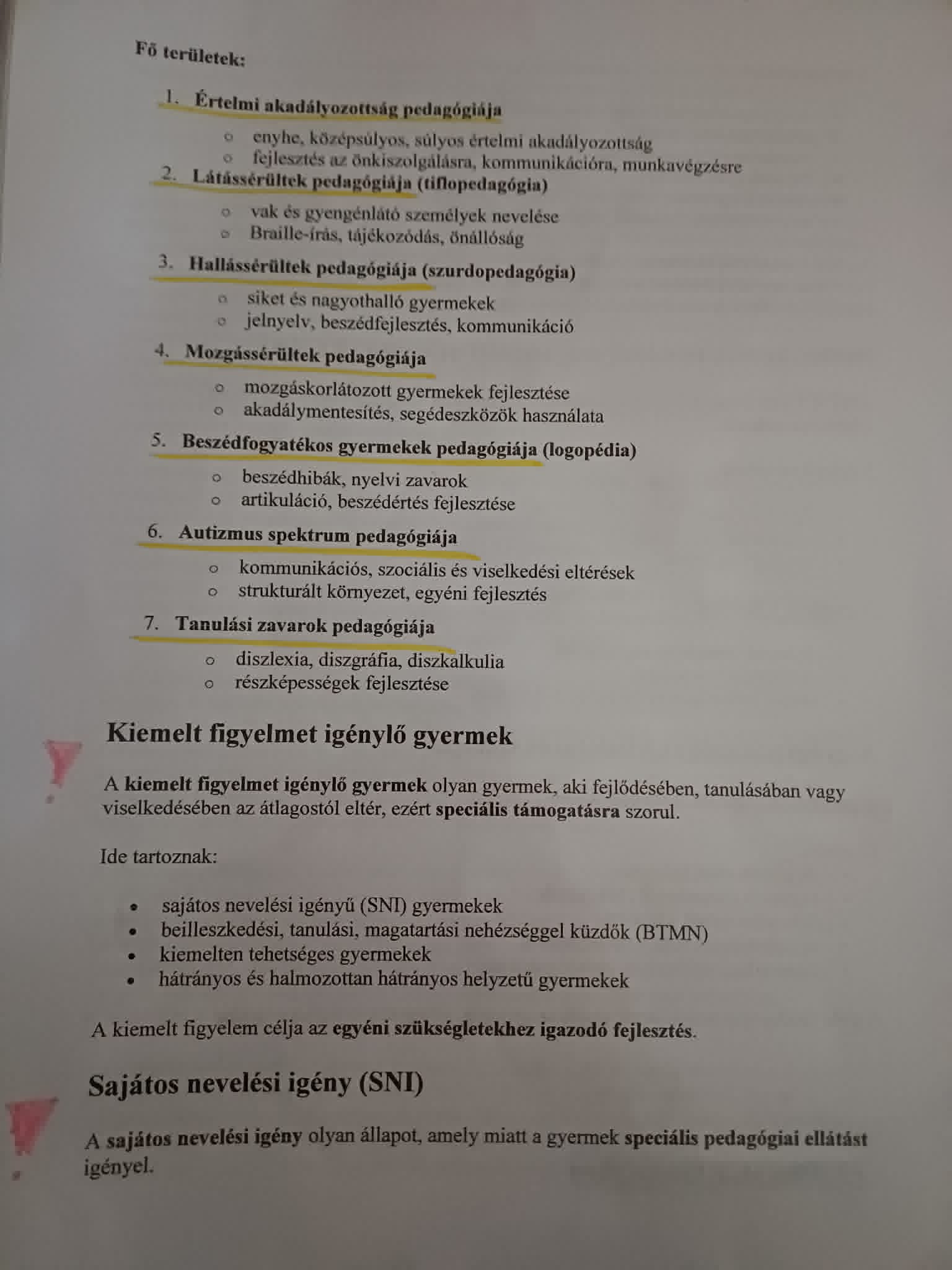 Photo d'un cours de  Pédagogie pour besoins éducatifs spéciaux