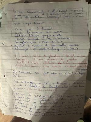 Photo d'un cours de  Préparation et administration des biberons