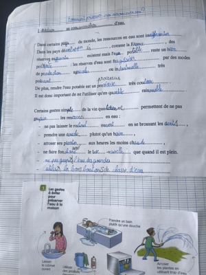 Photo d'un cours de  Préserver l'eau au quotidien