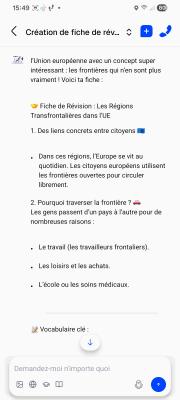 Photo d'un cours de  Régions Transfrontalières dans l'UE