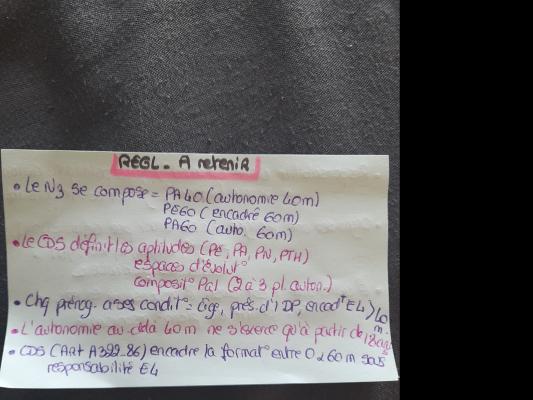 Photo d'un cours de  Règles essentielles pour plongeurs