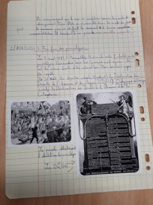 Photo d'un cours de  Révolution Française : Droits et Privilèges