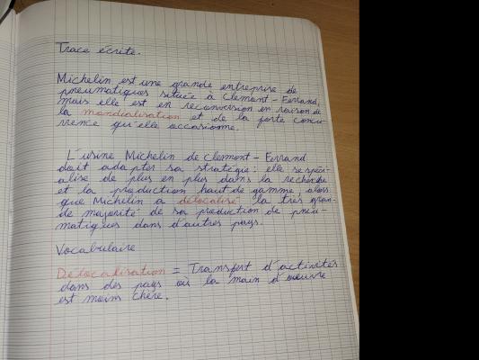 Photo d'un cours de  Stratégie de reconversion de Michelin