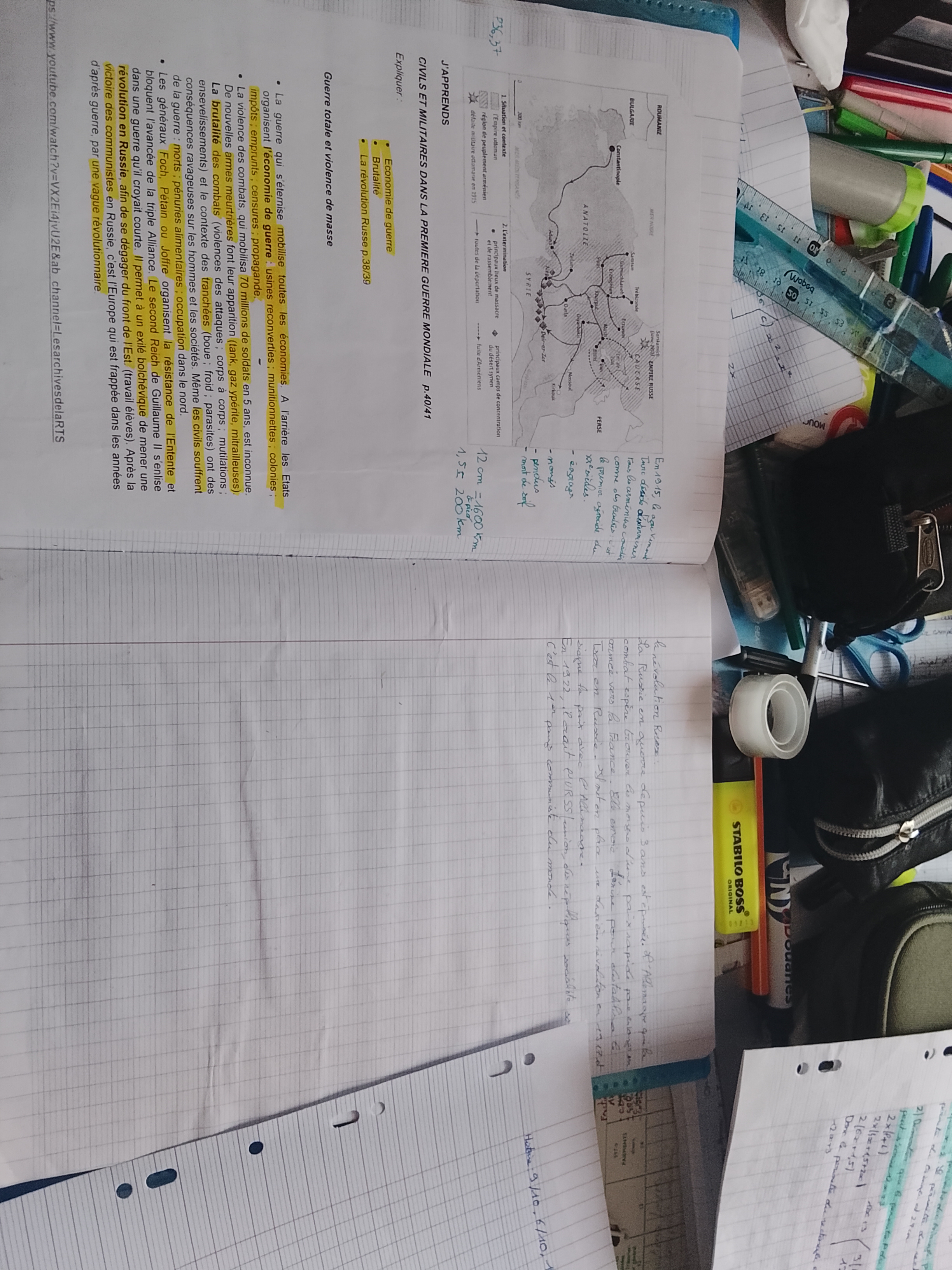 Photo d'un cours de  Stratégies militaires Première Guerre mondiale