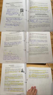 Photo d'un cours de  Théories économiques classiques et keynésiennes