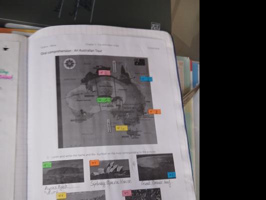 Photo d'un cours de  Tour d'Australie : Compréhension Orale