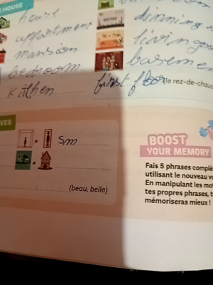 Photo d'un cours de  Vocabulaire Anglais de la Maison