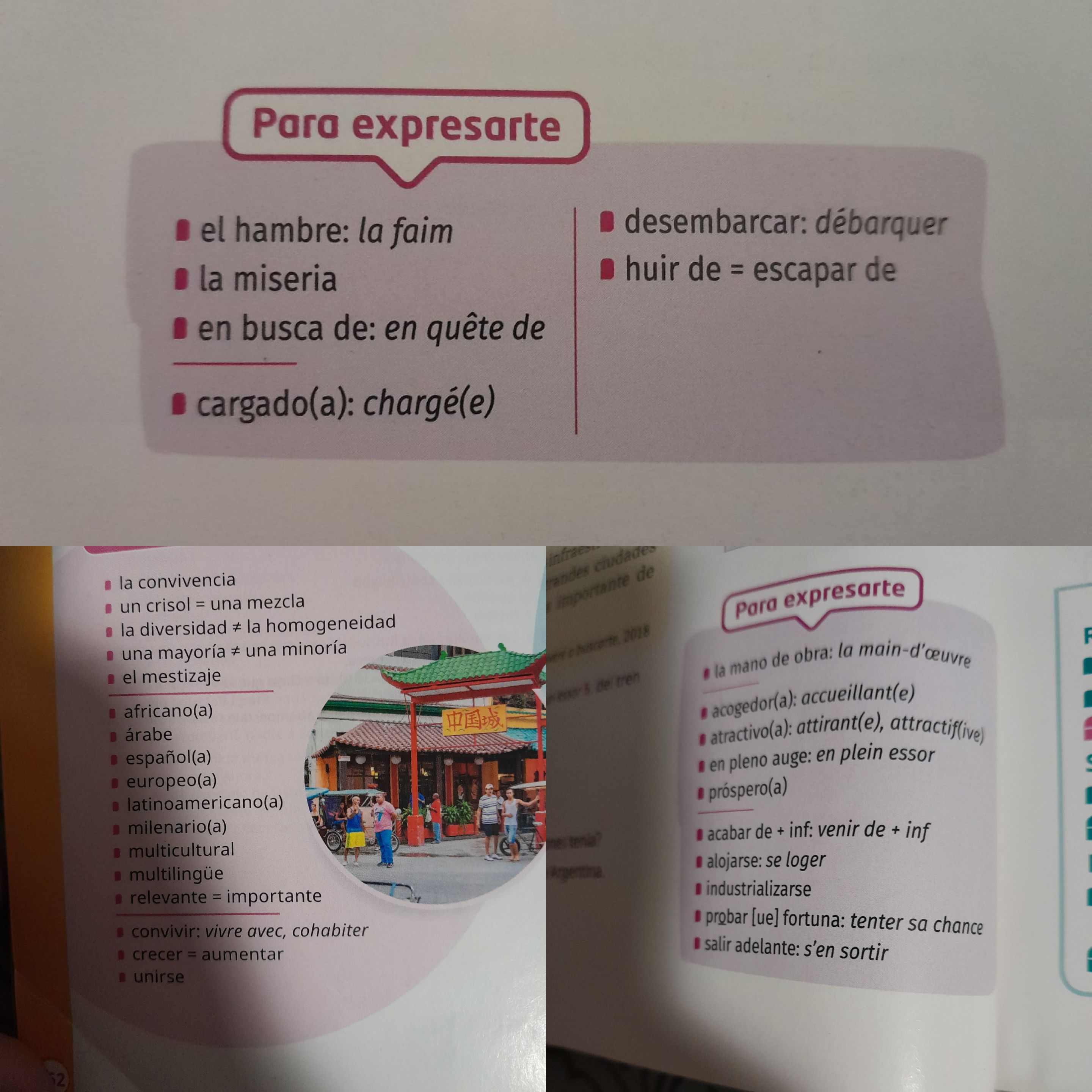 Photo d'un cours de  Vocabulaire Espagnol-Français Essentiel