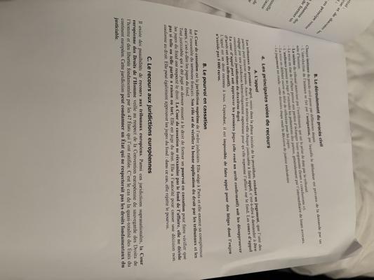 photo  Voies de recours en justice quiz