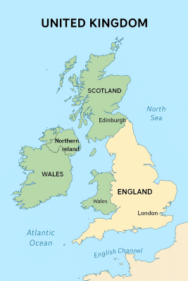 photo  Map of United Kingdom quiz