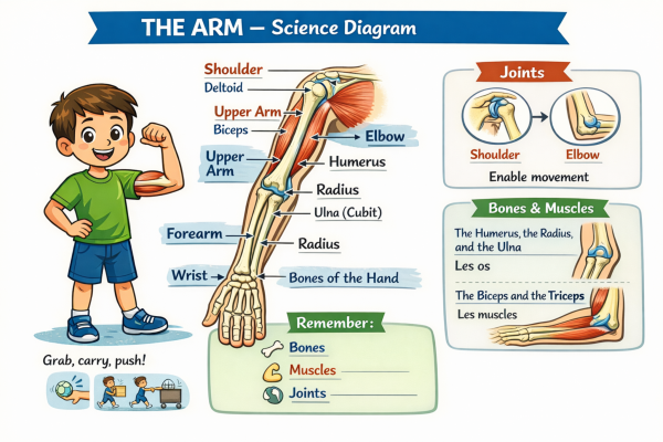 photo  The Arm - Science Diagram quiz